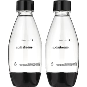 SodaStream 0.5L Slim Carbonating Bottles 2-Pack for $11