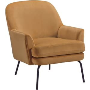 Signature Design by Ashley Dericka Velvet Upholstered Accent Chair for $190