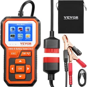VEVOR OBD2 Scanner Battery Tester 6V/12V for $42