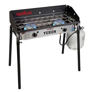 Camp Chef Yukon 2-Burner Outdoor Camping Stove for $124 Camp Chef Yukon 2-Burner Outdoor Camping Stove for $124