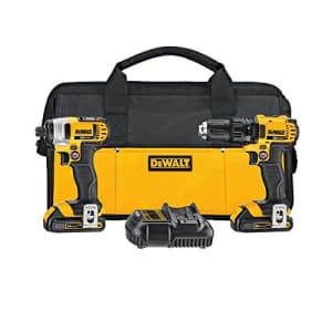 DEWALT 20V MAX Impact Driver and Drill Combo Kit (DCK280C2) for $229