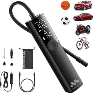 Woowind Ventus Pro Corded/Cordless 150-PSI 12V Portable Tire Inflator for $35