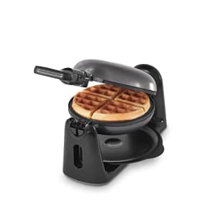 DASH Flip Belgian Waffle Maker With Non-Stick Coating for Individual 1" Thick Waffles Graphite for $40
