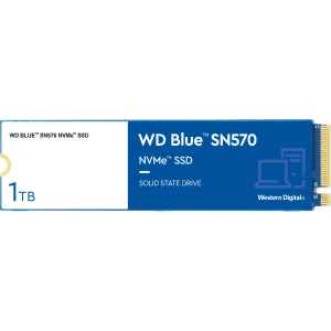 WD Blue SN570 1TB PCIe Gen3 NVMe Internal SSD for $70