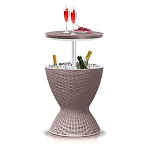 SereneLife Outdoor Bar Cooler Table for $104