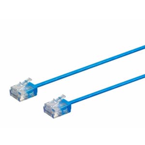 Monoprice SlimRun 3-Foot Cat6 Snagless Ethernet Patch Cable for $2