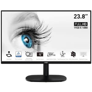 MSI PRO 24" 1080p 100Hz Monitor for $70