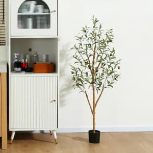 4-Foot Artificial Olive Plant for $29
