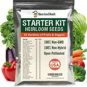 Open Seed Vault Gardening Seed Starter Kit for $27 via Sub. & Save