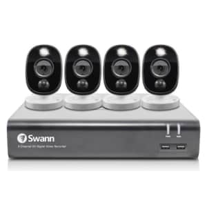 Swann Wired 8-Channel 4-Camera Security System for $230