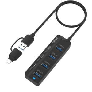Onten 7-Port USB-C & USB-A 3.0 Hub for $18 Onten 7-Port USB-C & USB-A 3.0 Hub for $18