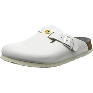 Birkenstock Original Boston ESD Leather Narrow Width, White L6 M4 37,0 for $110 Birkenstock Original Boston ESD Leather Narrow Width, White L6 M4 37,0 for $110