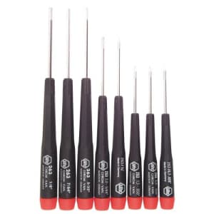 Wiha Tools Wiha 26391 Screwdriver Set, Hex Inch With Precision Handle, 8 Piece for $42