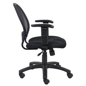 Boss Office Products Mesh Task Chair with Adjustable Arms in Black for $96 Boss Office Products Mesh Task Chair with Adjustable Arms in Black for $96