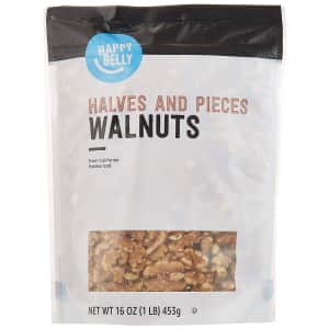 Happy Belly Halves and Pieces California Walnuts 16-oz. Bag 2-Pack for $7.81 via Subscribe & Save