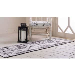 Unique Loom Sofia Collection Traditional Vintage Runner Rug, 2' x 6' 7", Black/Gray for $35 Unique Loom Sofia Collection Traditional Vintage Runner Rug, 2' x 6' 7", Black/Gray for $35