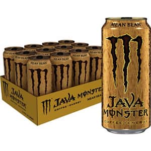 Monster Energy Java Monster Mean Bean, Coffee + Energy Drink, 15 Ounce (Pack of 12) for $56