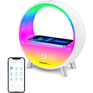 Momax Smart LED Clock with Wireless Charging for $150