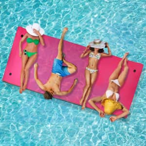 12.8x5-Foot Floating Water Pad for $90