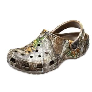Crocs at Woot. There are dozens of styles, for adults and kids, on show here; of which we've pictured the  Crocs Unisex Classic Realtree | Camo Clogs for $33.99 ($21 low)