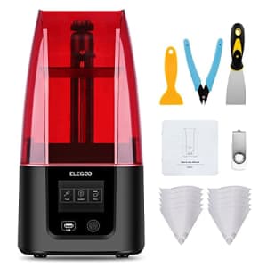 ELEGOO Mars 3 Resin 3D Printer, 4K Mono 6.66 Inch LCD MSLA UV 3D Printe, Speedy Printing and High for $179