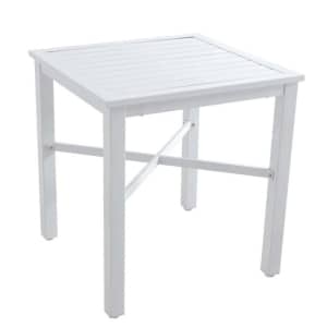 StyleWell 26" Square Metal Outdoor Patio Bistro Table for $35