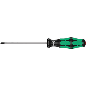 Wera 05008706001 Kraftform Plus 350 PH Phillips Screwdriver, Without Lasertip, PH 0 Head, 4" Blade for $10 Wera 05008706001 Kraftform Plus 350 PH Phillips Screwdriver, Without Lasertip, PH 0 Head, 4" Blade for $10