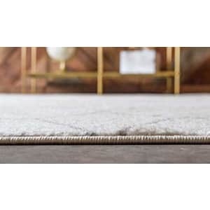 Unique Loom Trellis Frieze Collection Lattice Moroccan Geometric Modern Ivory Area Rug (6' 0 x 9' 0) for $102 Unique Loom Trellis Frieze Collection Lattice Moroccan Geometric Modern Ivory Area Rug (6' 0 x 9' 0) for $102