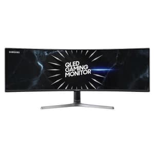 Samsung Odyssey CRG Series 49" Super Ultrawide 1440p HDR 120Hz Curved FreeSync QLED Monitor for $560