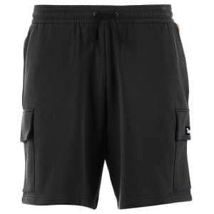 Timberland Men's Relaxed Fit Woven Badge Cargo Sweat Shorts for $14
