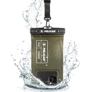 Pelican Marine IP68 Waterproof Phone Pouch / Case for $8