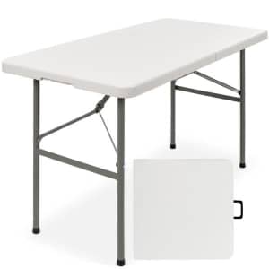 Best Choice Products 4-Foot Portable Folding Plastic Dining Table for $55 Best Choice Products 4-Foot Portable Folding Plastic Dining Table for $55