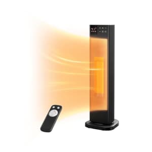 Pelonis 1,500W Oscillating Tower Heater for $70