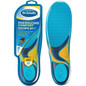 Dr. Scholl's Energizing Comfort Everyday Insoles with Massaging Gel for $8