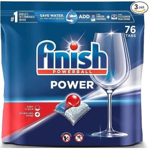 Finish Powerball Dishwasher Dish Tabs 76-Pack: 3 packs for $37
