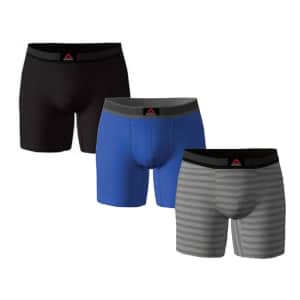 Reebok Men's Featherweight Boxer Briefs 3-Pack: 2 for $15