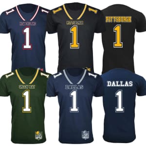 Men's Football Team Jersey T-Shirts for $16