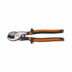 Klein Tools 63050-EINS Cable Cutters, Electricians Insulated Cable Cutter, Cuts Aluminum, Soft for $44