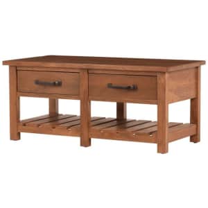 Home Decorators Collection Danforth 42" 2-Drawer Wood Coffee Table for $299