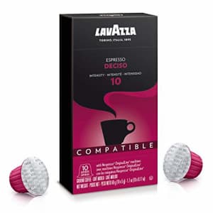 Lavazza Deciso Espresso Dark Roast Capsules Compatible with Nespresso Original Machines (Pack of 60) for $70 Lavazza Deciso Espresso Dark Roast Capsules Compatible with Nespresso Original Machines (Pack of 60) for $70