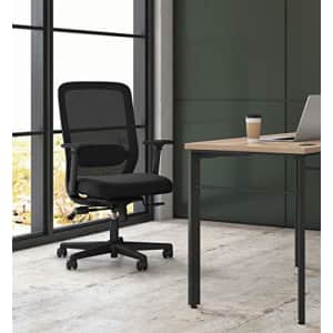 HON Exposure Mesh Task Computer Chair with 2-Way Adjustable Arms for Office Desk, Black (HVL721), for $205