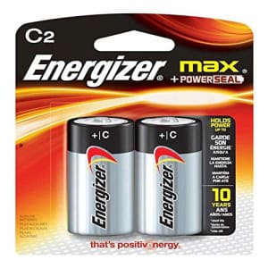 6 Pack Energizer E93BP-2 C Cell Alkaline Batteries 2 Batteries per Package for $11