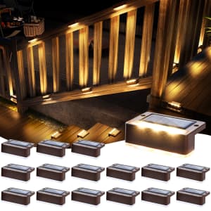 Solplex Solar Fence Lights 16-Pack for $23 w/ Prime Solplex Solar Fence Lights 16-Pack for $23 w/ Prime