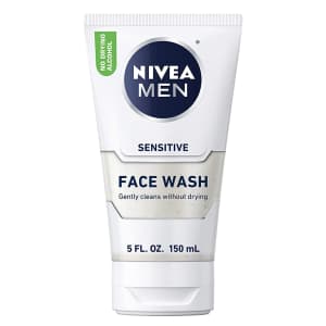 Nivea Men Sensitive Face Wash for $2.14 via Sub & Save