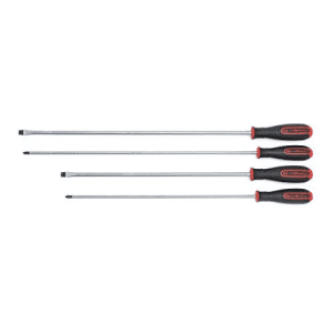 GEARWRENCH 4 Pc. Phillips/Slotted Dual Material Extra Long Blade Screwdriver Set, 16" & 20" - 80069 for $82