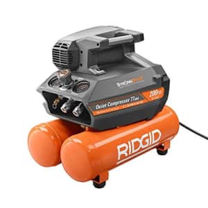 RIDGID 200 psi 4.5 Gal. Electric Quiet Compressor (Orange) for $390 RIDGID 200 psi 4.5 Gal. Electric Quiet Compressor (Orange) for $390