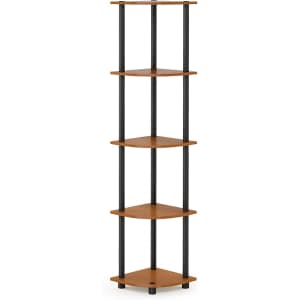 Furinno Turn-N-Tube 5-Tier Corner Shelf for $27 Furinno Turn-N-Tube 5-Tier Corner Shelf for $27