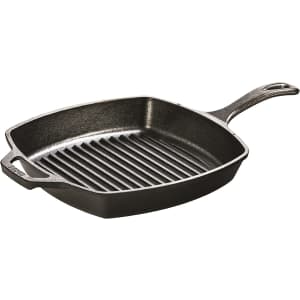 Lodge Cast Iron Square 10.5" Grill Pan for $22