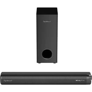 Digitalbasics S3 2.1-Channel 120W Dolby Atmos TV Soundbar w/ 70W External Wired Subwoofer for $120