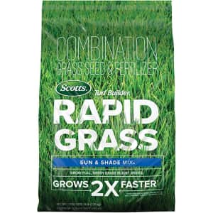 Scotts Turf Builder Rapid Grass Sun & Shade Mix 16-lb. Bag for $61 via Sub. & Save